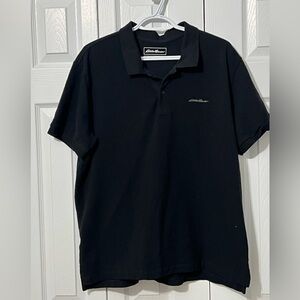 Eddie Bauer Men's Polo in Classic Black